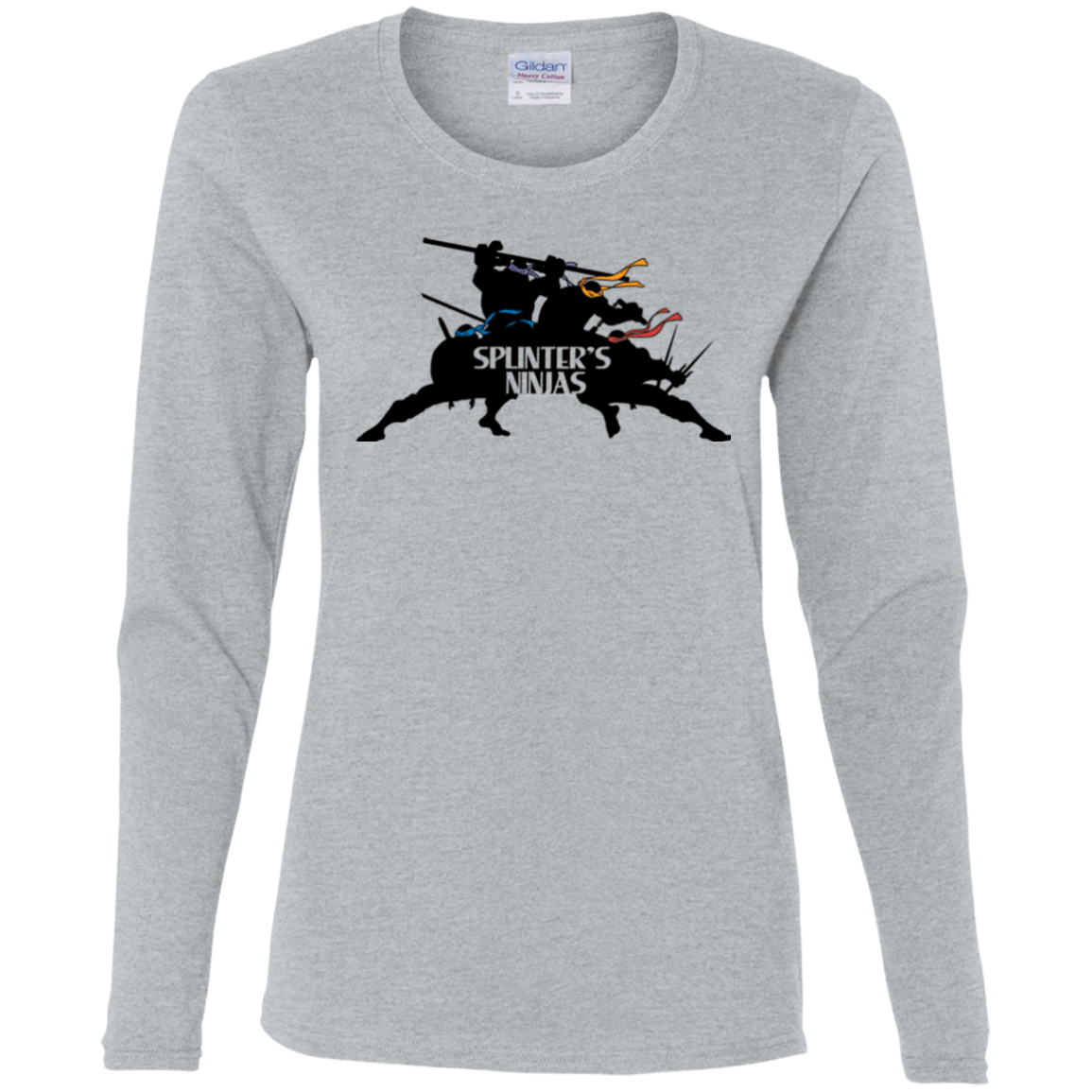 T-Shirts Sport Grey / S Splinters Ninjas Women's Long Sleeve T-Shirt
