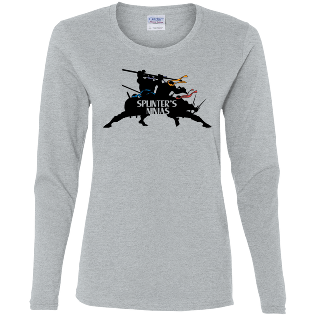 T-Shirts Sport Grey / S Splinters Ninjas Women's Long Sleeve T-Shirt