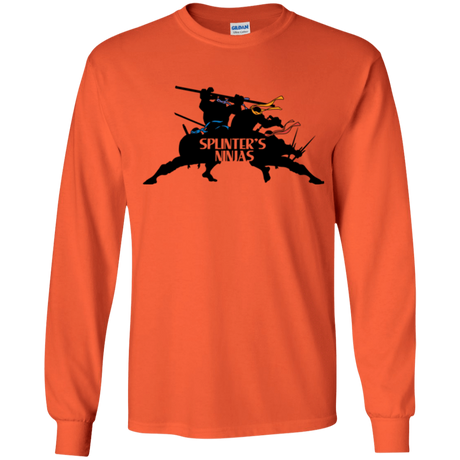 T-Shirts Orange / YS Splinters Ninjas Youth Long Sleeve T-Shirt