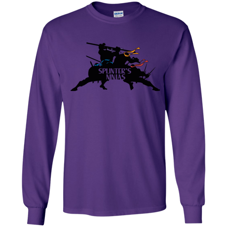 T-Shirts Purple / YS Splinters Ninjas Youth Long Sleeve T-Shirt