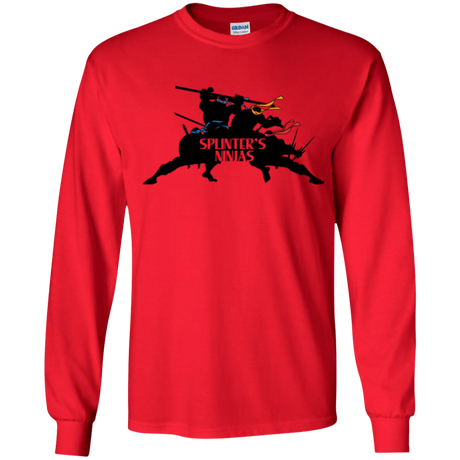 T-Shirts Red / YS Splinters Ninjas Youth Long Sleeve T-Shirt