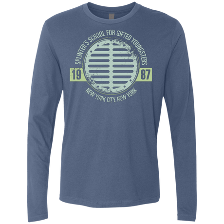 T-Shirts Indigo / Small Splinters School Men's Premium Long Sleeve