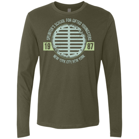 T-Shirts Military Green / Small Splinters School Men's Premium Long Sleeve