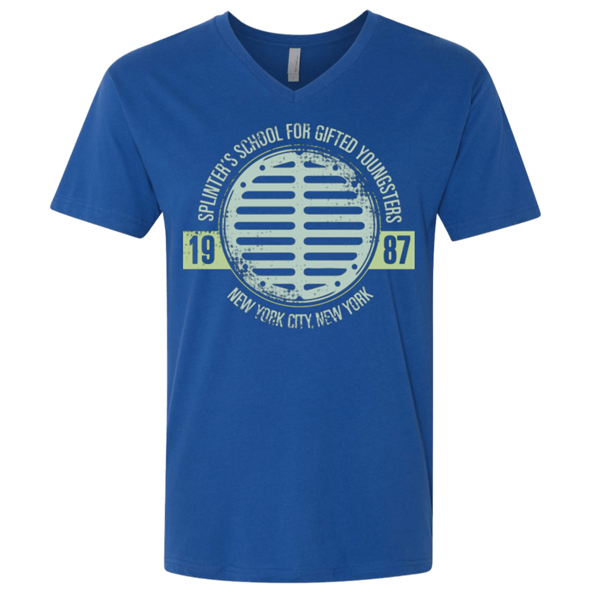 T-Shirts Royal / X-Small Splinters School Men's Premium V-Neck