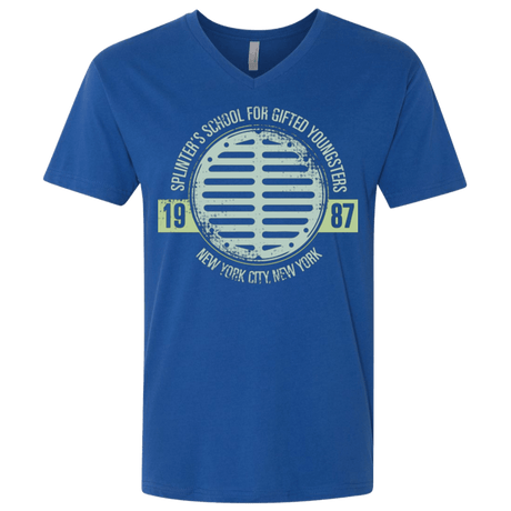 T-Shirts Royal / X-Small Splinters School Men's Premium V-Neck