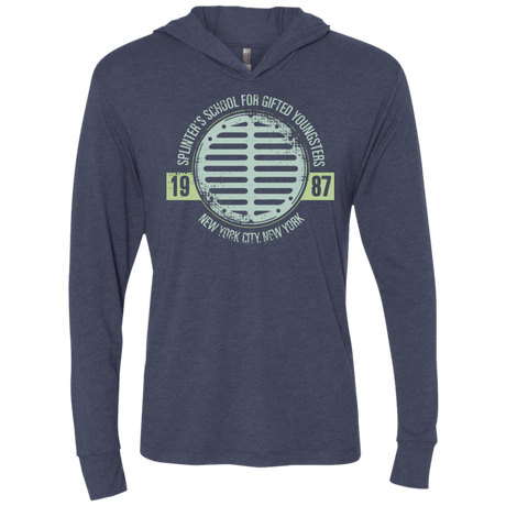 T-Shirts Vintage Navy / X-Small Splinters School Triblend Long Sleeve Hoodie Tee