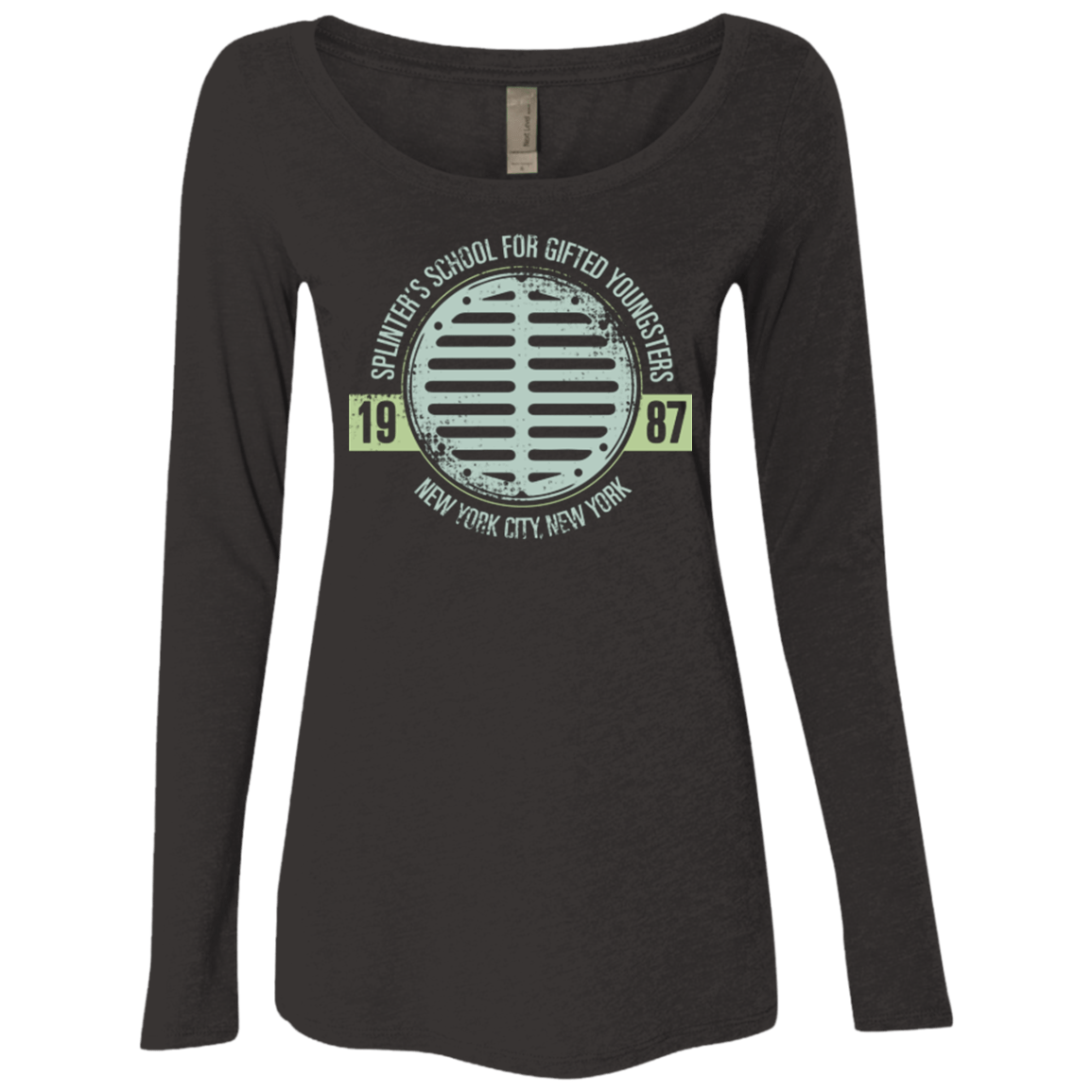 T-Shirts Vintage Black / Small Splinters School Women's Triblend Long Sleeve Shirt