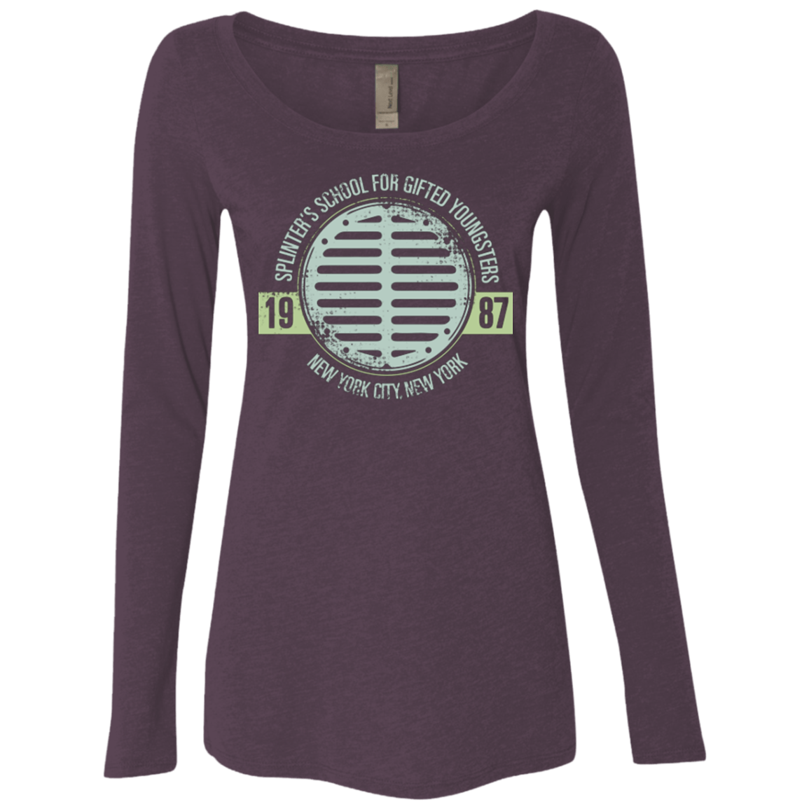 T-Shirts Vintage Purple / Small Splinters School Women's Triblend Long Sleeve Shirt