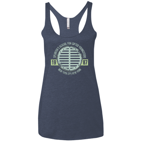 T-Shirts Vintage Navy / X-Small Splinters School Women's Triblend Racerback Tank