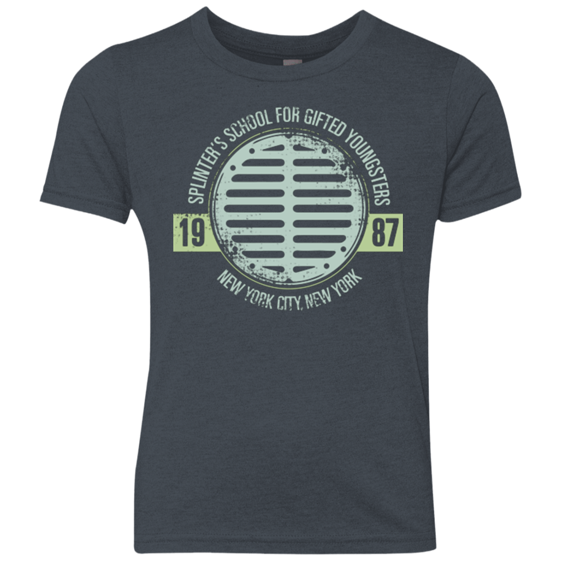 T-Shirts Vintage Navy / YXS Splinters School Youth Triblend T-Shirt