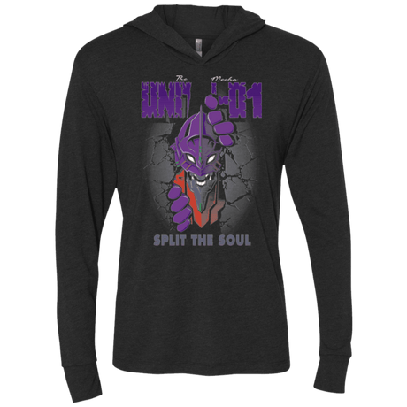 T-Shirts Vintage Black / X-Small Split the soul Triblend Long Sleeve Hoodie Tee