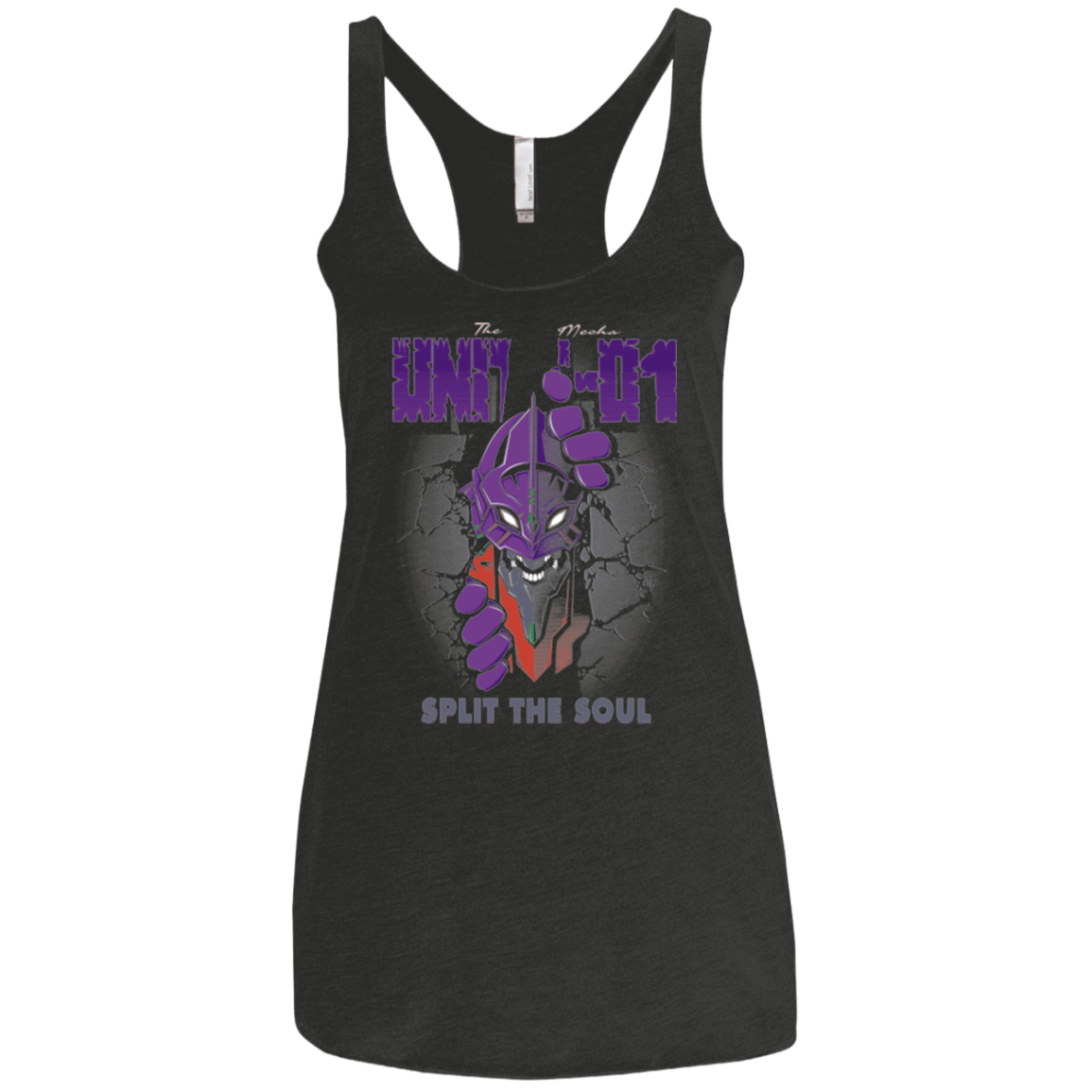 T-Shirts Vintage Black / X-Small Split the soul Women's Triblend Racerback Tank