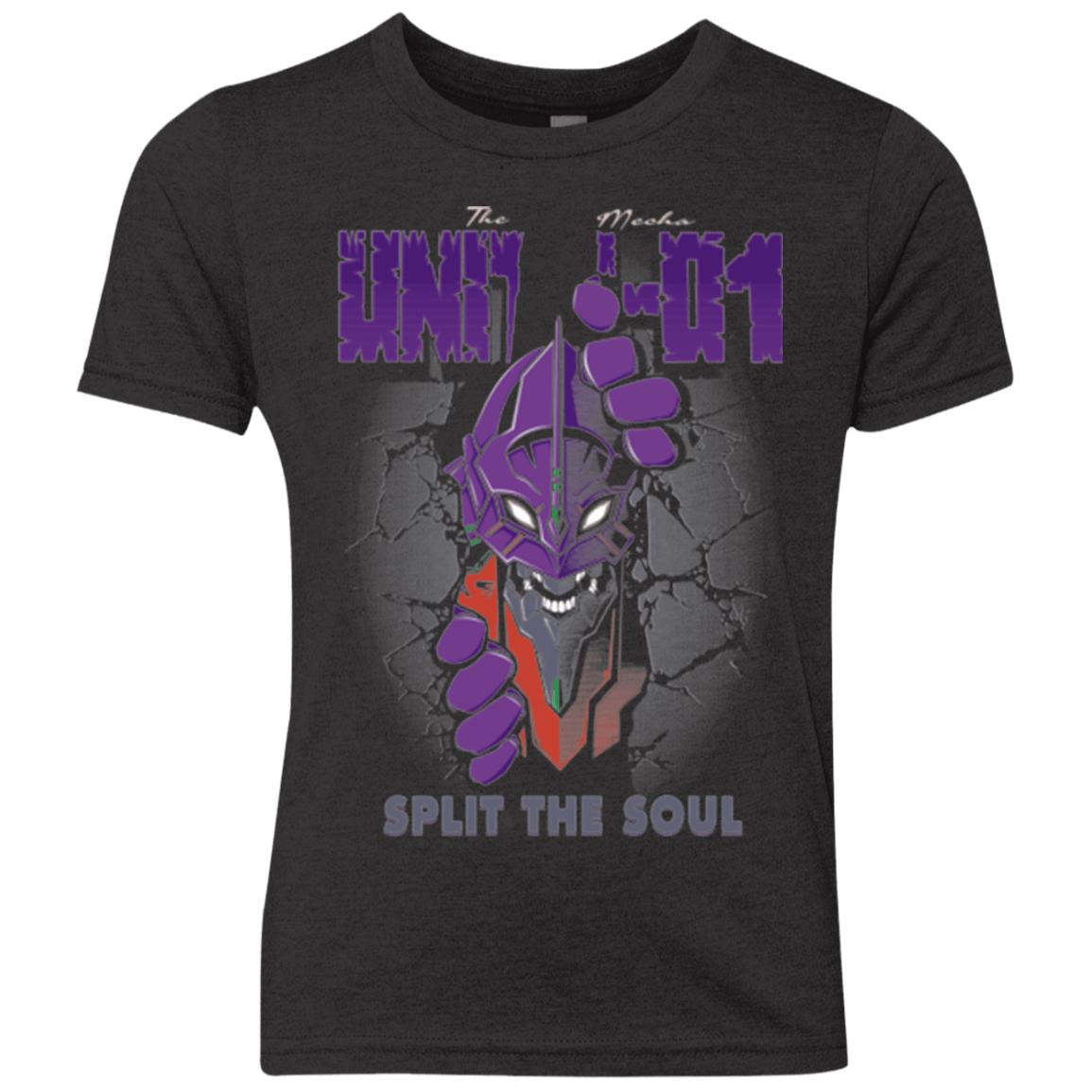 T-Shirts Vintage Black / YXS Split the soul Youth Triblend T-Shirt