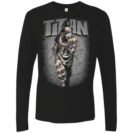 T-Shirts Black / Small Split Titan Men's Premium Long Sleeve