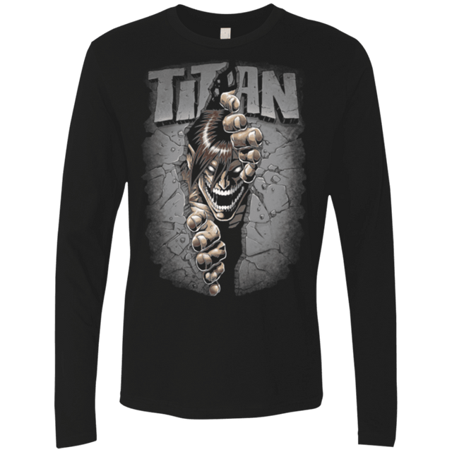 T-Shirts Black / Small Split Titan Men's Premium Long Sleeve