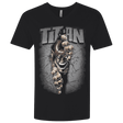 T-Shirts Black / X-Small Split Titan Men's Premium V-Neck