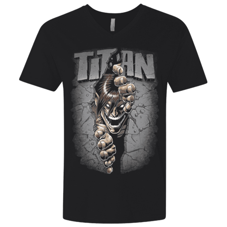 T-Shirts Black / X-Small Split Titan Men's Premium V-Neck