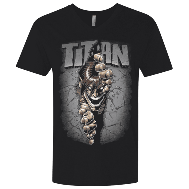 T-Shirts Black / X-Small Split Titan Men's Premium V-Neck
