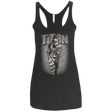 T-Shirts Vintage Black / X-Small Split Titan Women's Triblend Racerback Tank