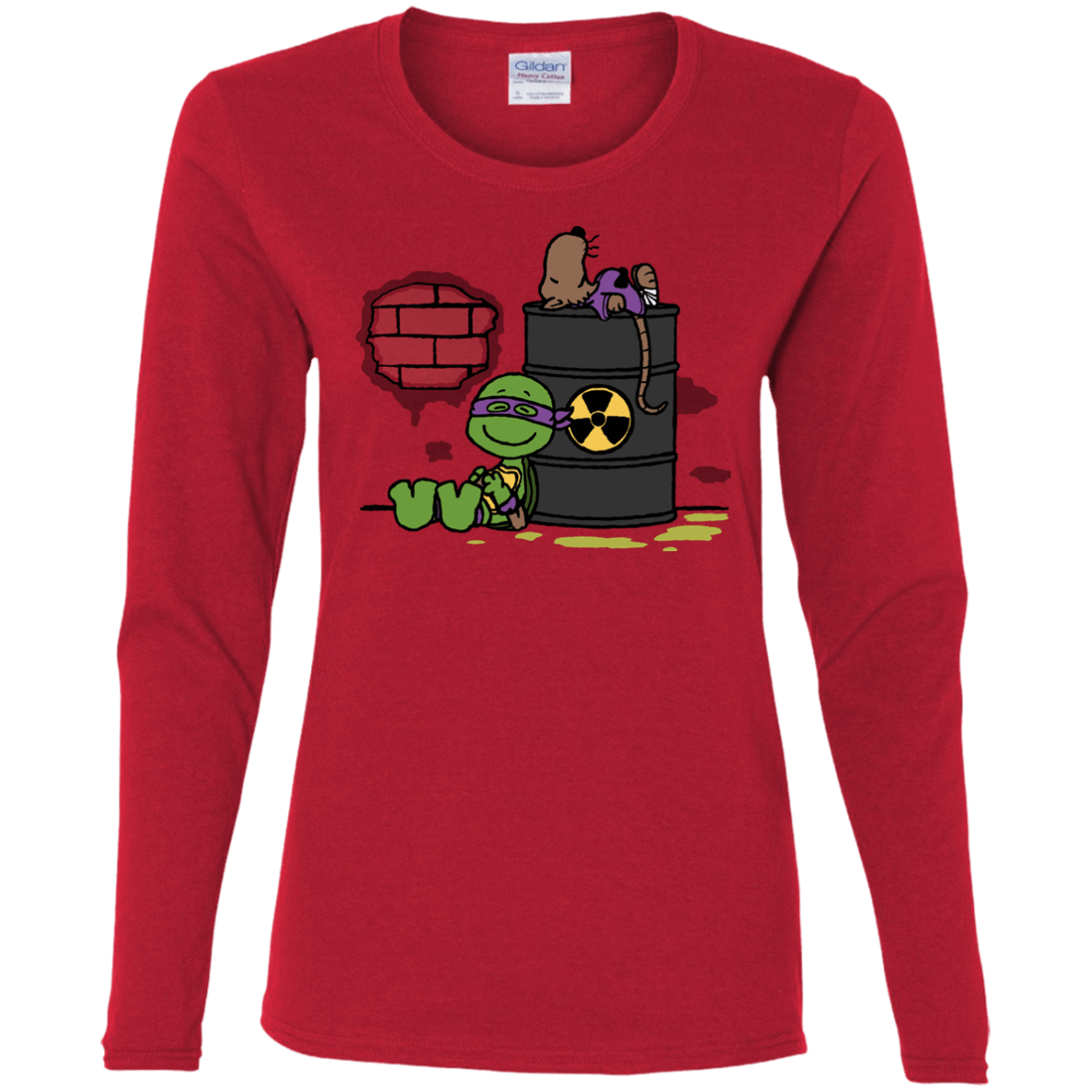 T-Shirts Red / S Splooty Women's Long Sleeve T-Shirt