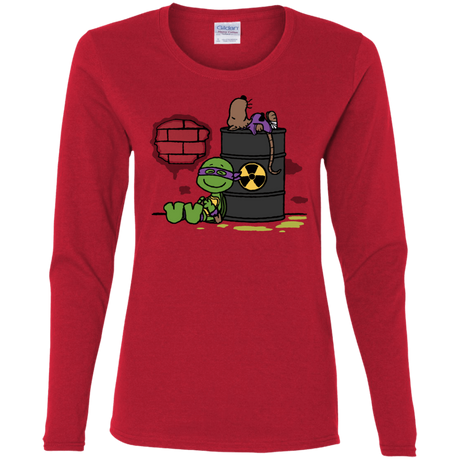 T-Shirts Red / S Splooty Women's Long Sleeve T-Shirt