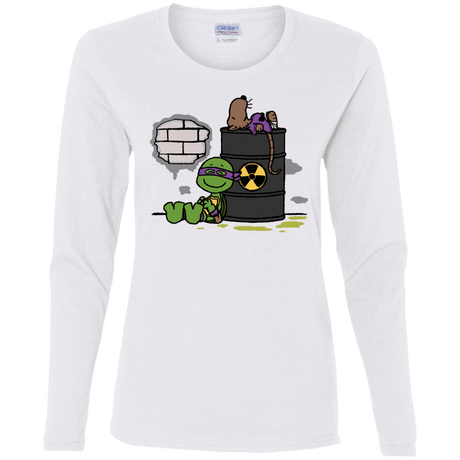 T-Shirts White / S Splooty Women's Long Sleeve T-Shirt