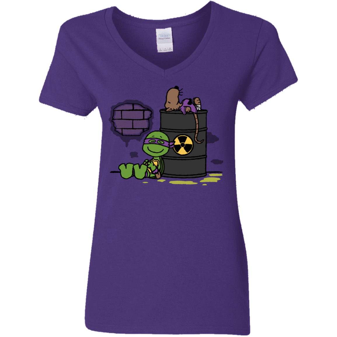 T-Shirts Purple / S Splooty Women's V-Neck T-Shirt