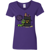 T-Shirts Purple / S Splooty Women's V-Neck T-Shirt