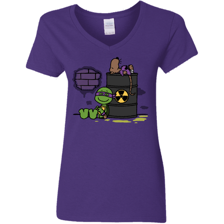 T-Shirts Purple / S Splooty Women's V-Neck T-Shirt