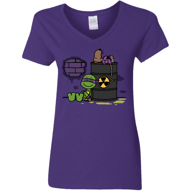 T-Shirts Purple / S Splooty Women's V-Neck T-Shirt