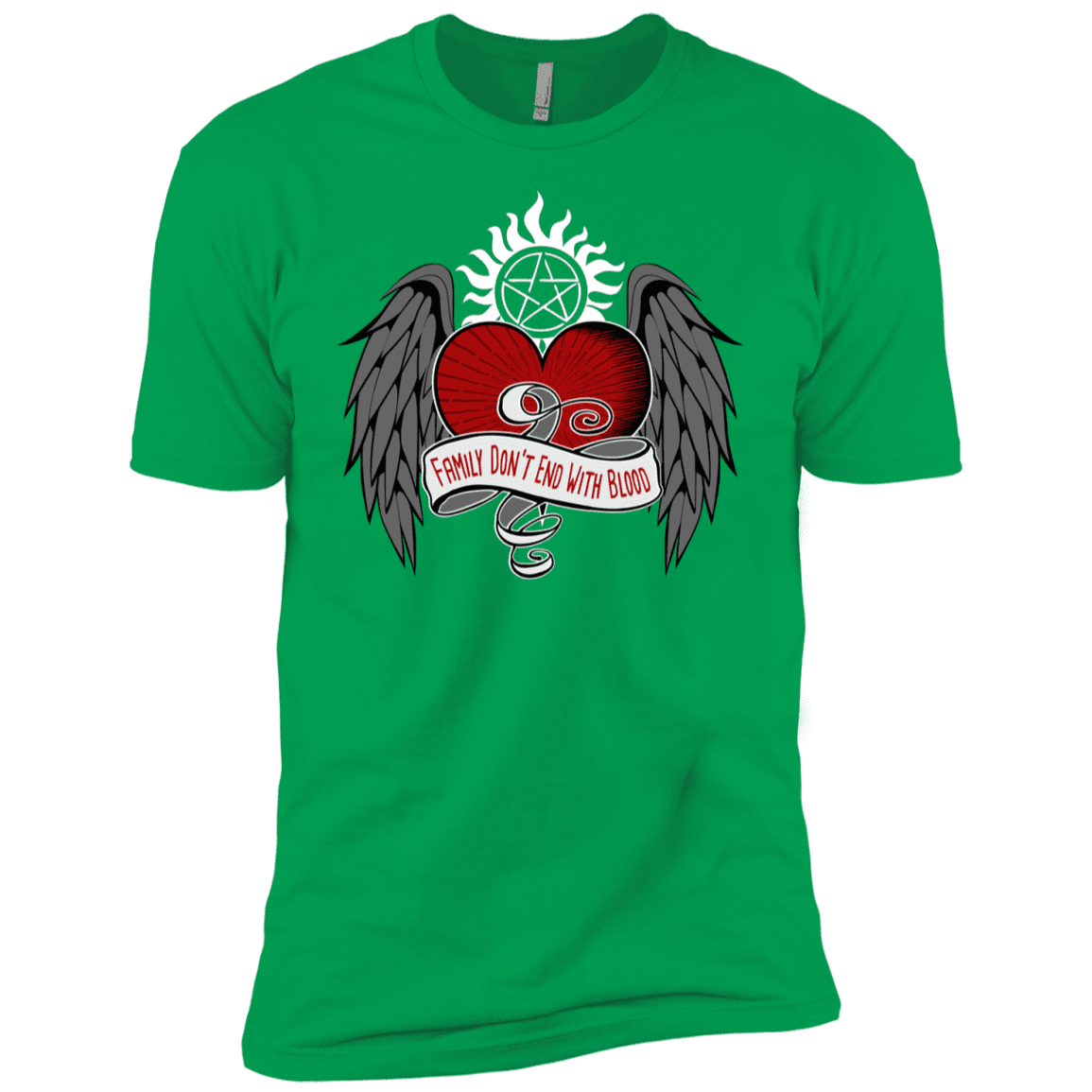 T-Shirts Kelly Green / YXS SPN Tattoo Boys Premium T-Shirt
