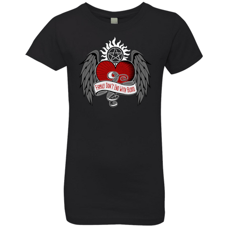 T-Shirts Black / YXS SPN Tattoo Girls Premium T-Shirt