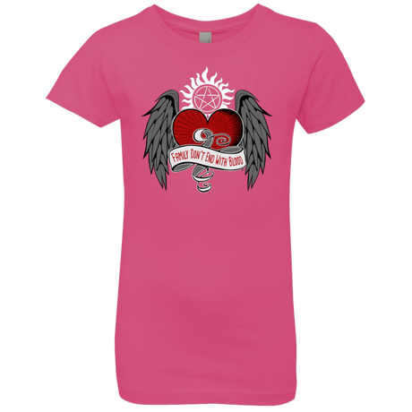 T-Shirts Hot Pink / YXS SPN Tattoo Girls Premium T-Shirt