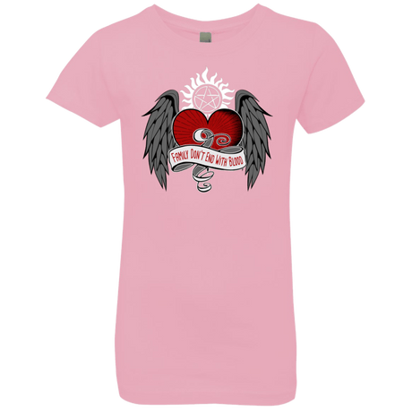 T-Shirts Light Pink / YXS SPN Tattoo Girls Premium T-Shirt