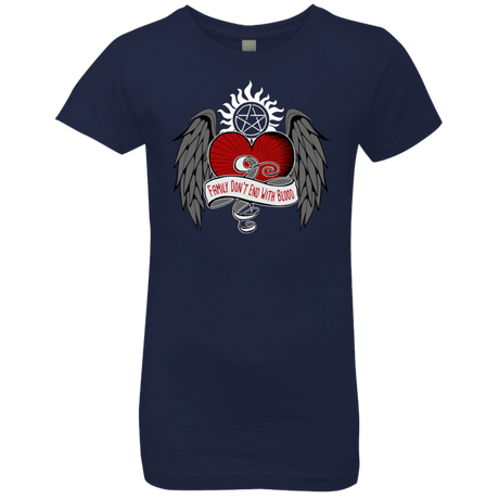 T-Shirts Midnight Navy / YXS SPN Tattoo Girls Premium T-Shirt