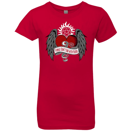 T-Shirts Red / YXS SPN Tattoo Girls Premium T-Shirt