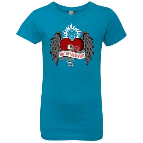 T-Shirts Turquoise / YXS SPN Tattoo Girls Premium T-Shirt