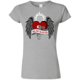 T-Shirts Sport Grey / S SPN Tattoo Junior Slimmer-Fit T-Shirt