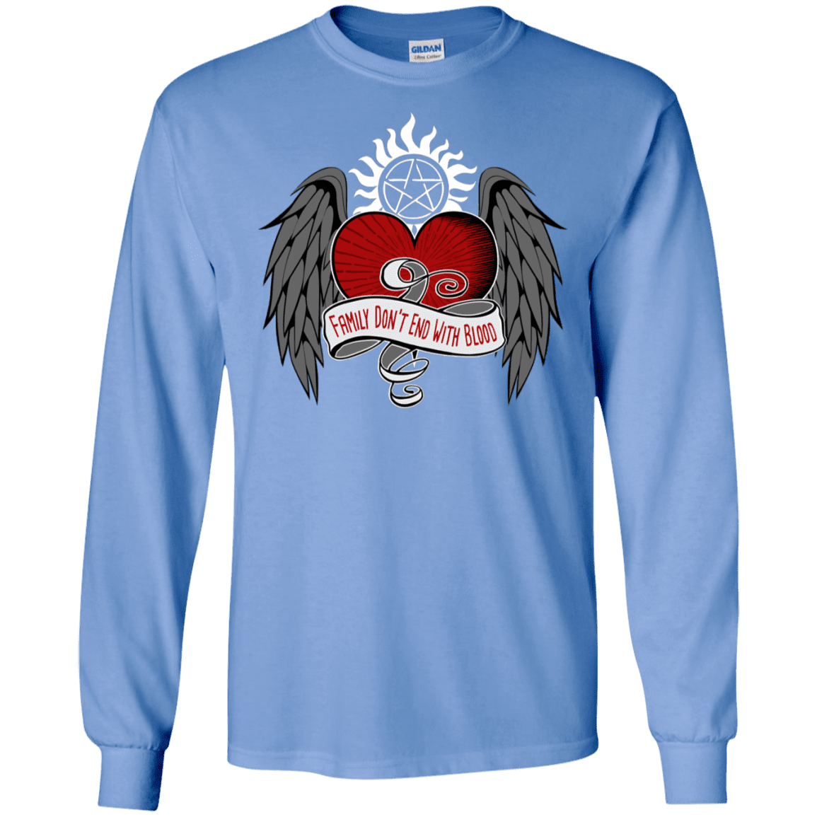 T-Shirts Carolina Blue / S SPN Tattoo Men's Long Sleeve T-Shirt