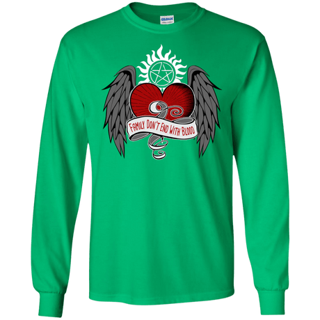 T-Shirts Irish Green / S SPN Tattoo Men's Long Sleeve T-Shirt