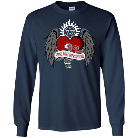 T-Shirts Navy / S SPN Tattoo Men's Long Sleeve T-Shirt