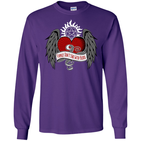 T-Shirts Purple / S SPN Tattoo Men's Long Sleeve T-Shirt