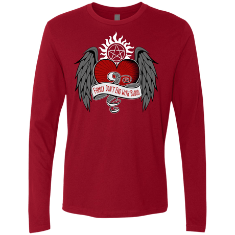 T-Shirts Cardinal / S SPN Tattoo Men's Premium Long Sleeve