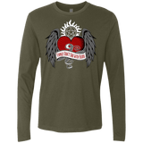 T-Shirts Military Green / S SPN Tattoo Men's Premium Long Sleeve