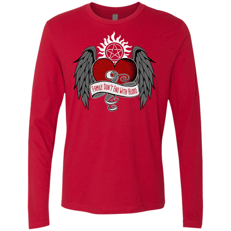 T-Shirts Red / S SPN Tattoo Men's Premium Long Sleeve