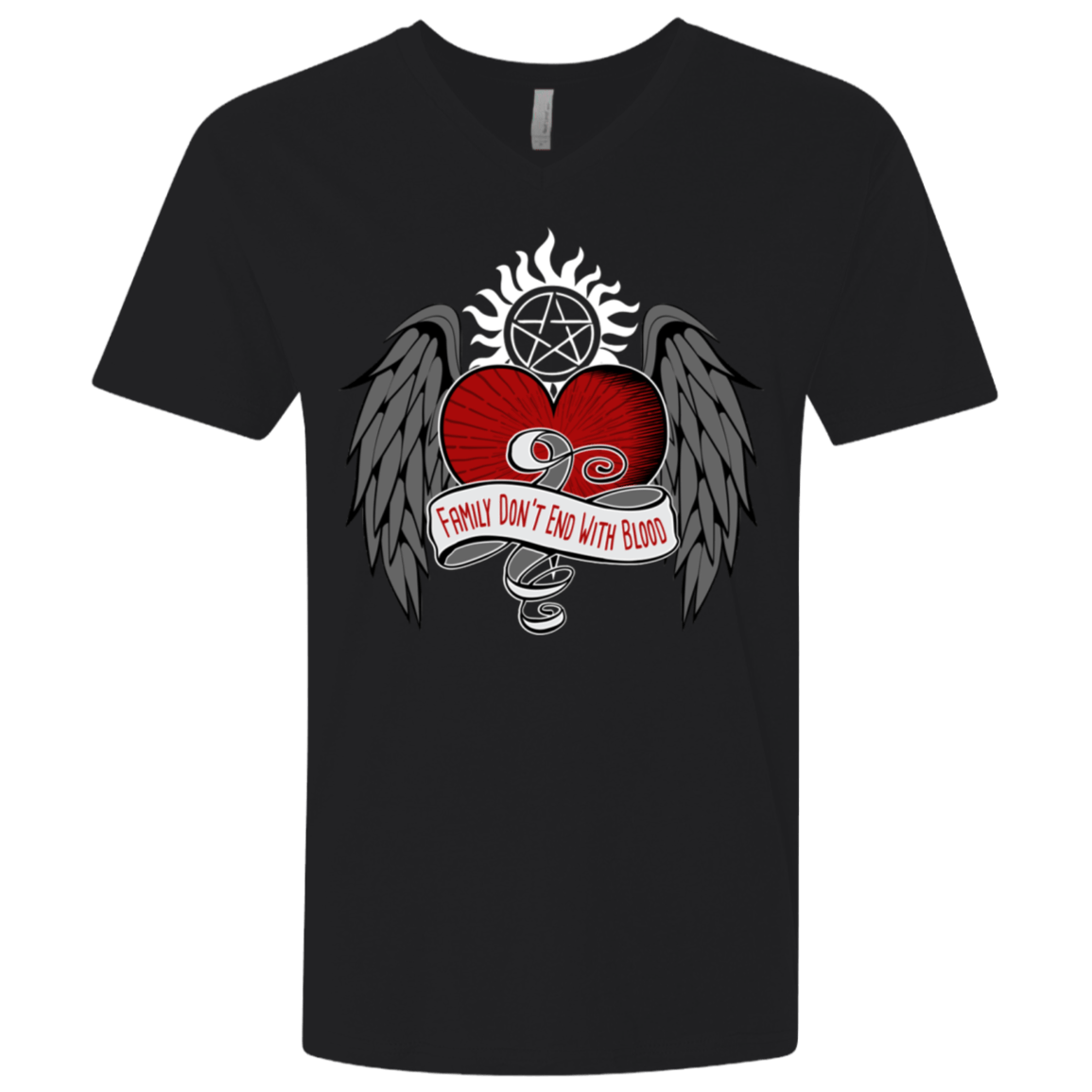 T-Shirts Black / X-Small SPN Tattoo Men's Premium V-Neck
