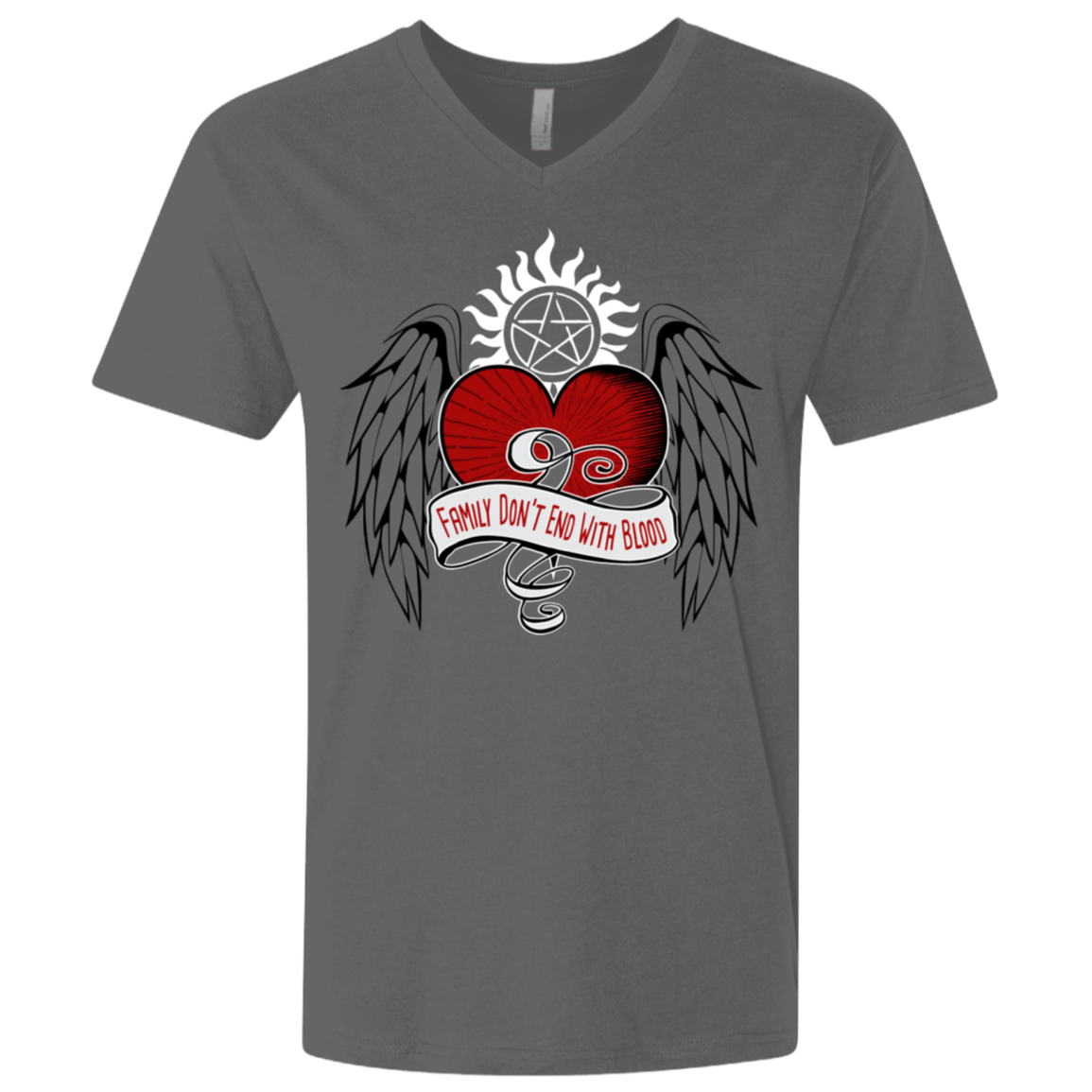 T-Shirts Heavy Metal / X-Small SPN Tattoo Men's Premium V-Neck