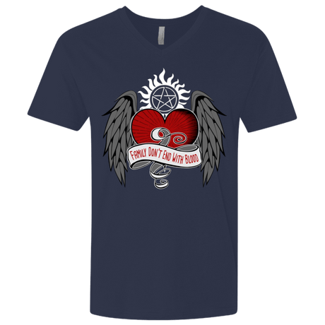 T-Shirts Midnight Navy / X-Small SPN Tattoo Men's Premium V-Neck