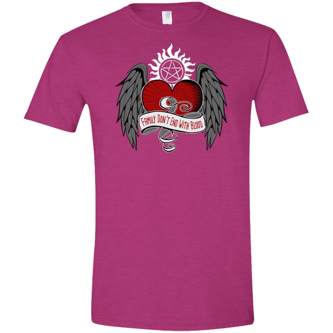 T-Shirts Antique Heliconia / S SPN Tattoo Men's Semi-Fitted Softstyle