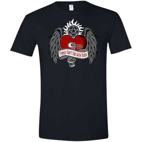 T-Shirts Black / X-Small SPN Tattoo Men's Semi-Fitted Softstyle